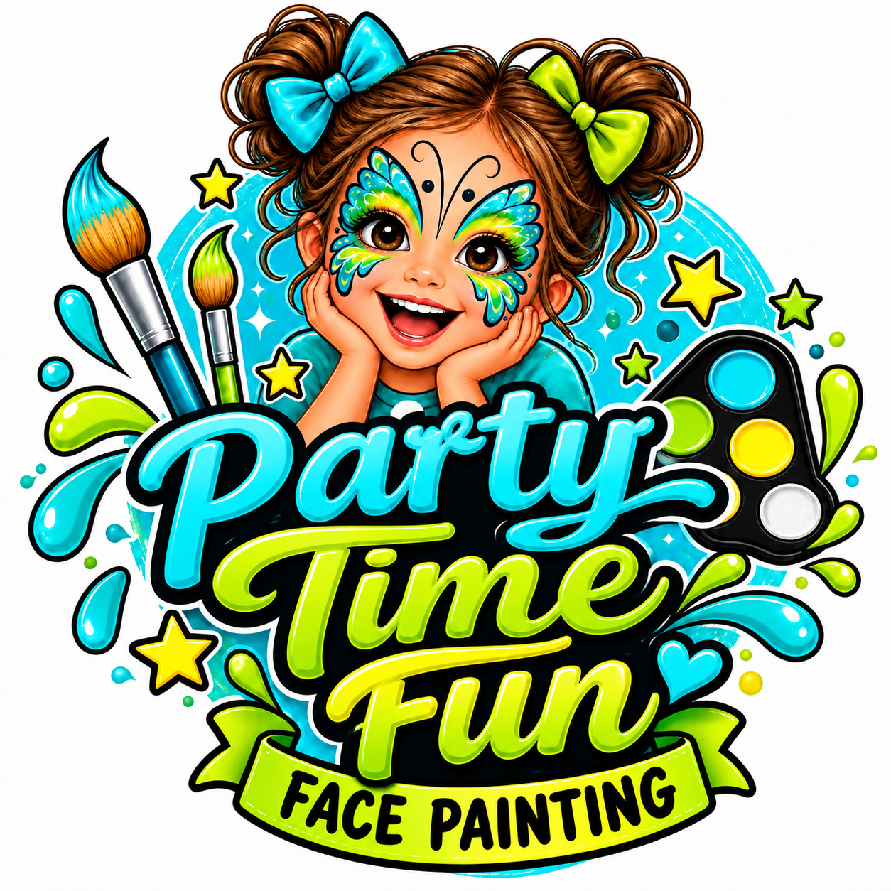 Party Time Fun Face Painting logo