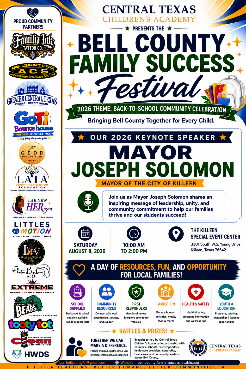 Official flyer for the 2026 Inaugural Festival.